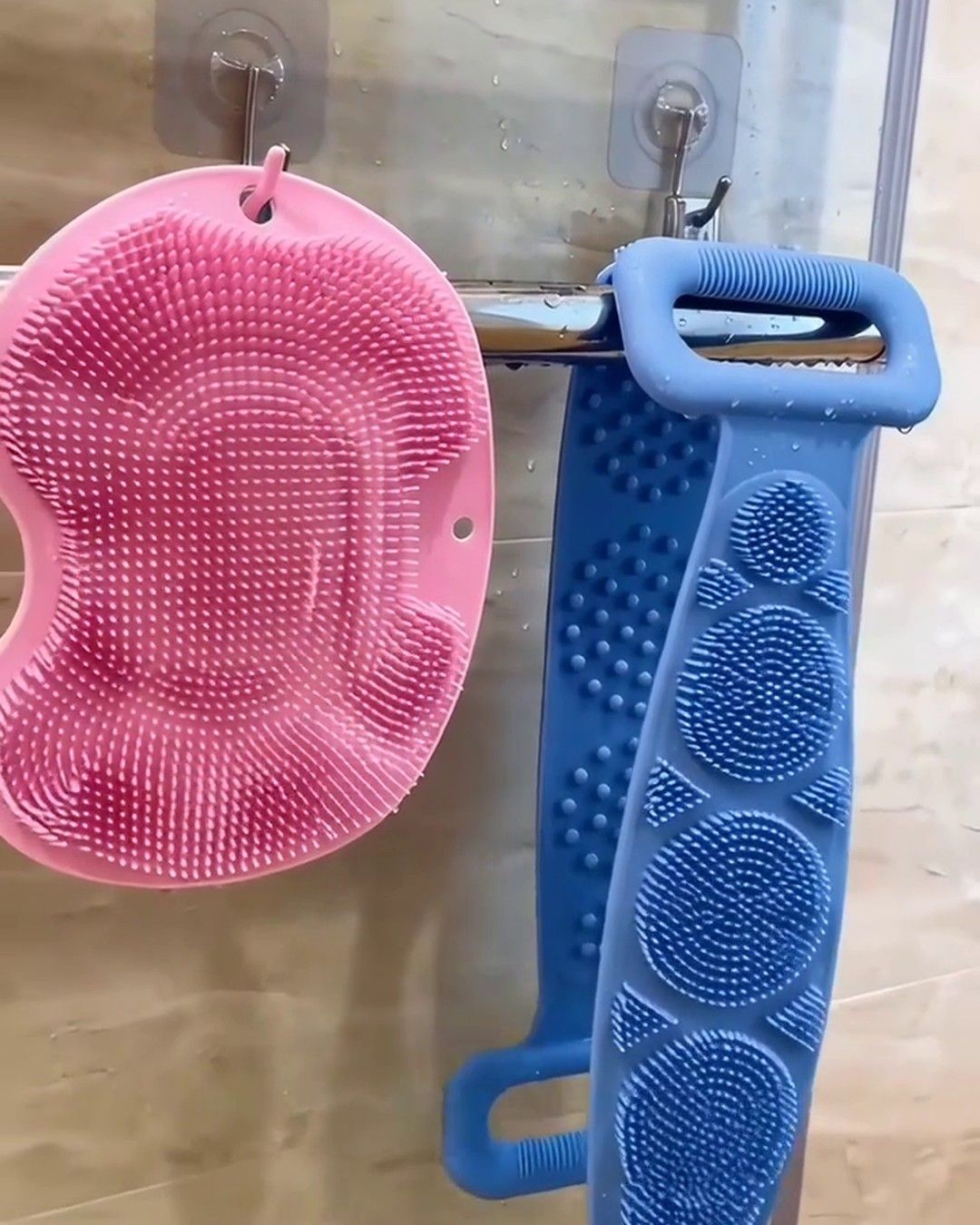 Shower Set: Foot Mat + Back Belt