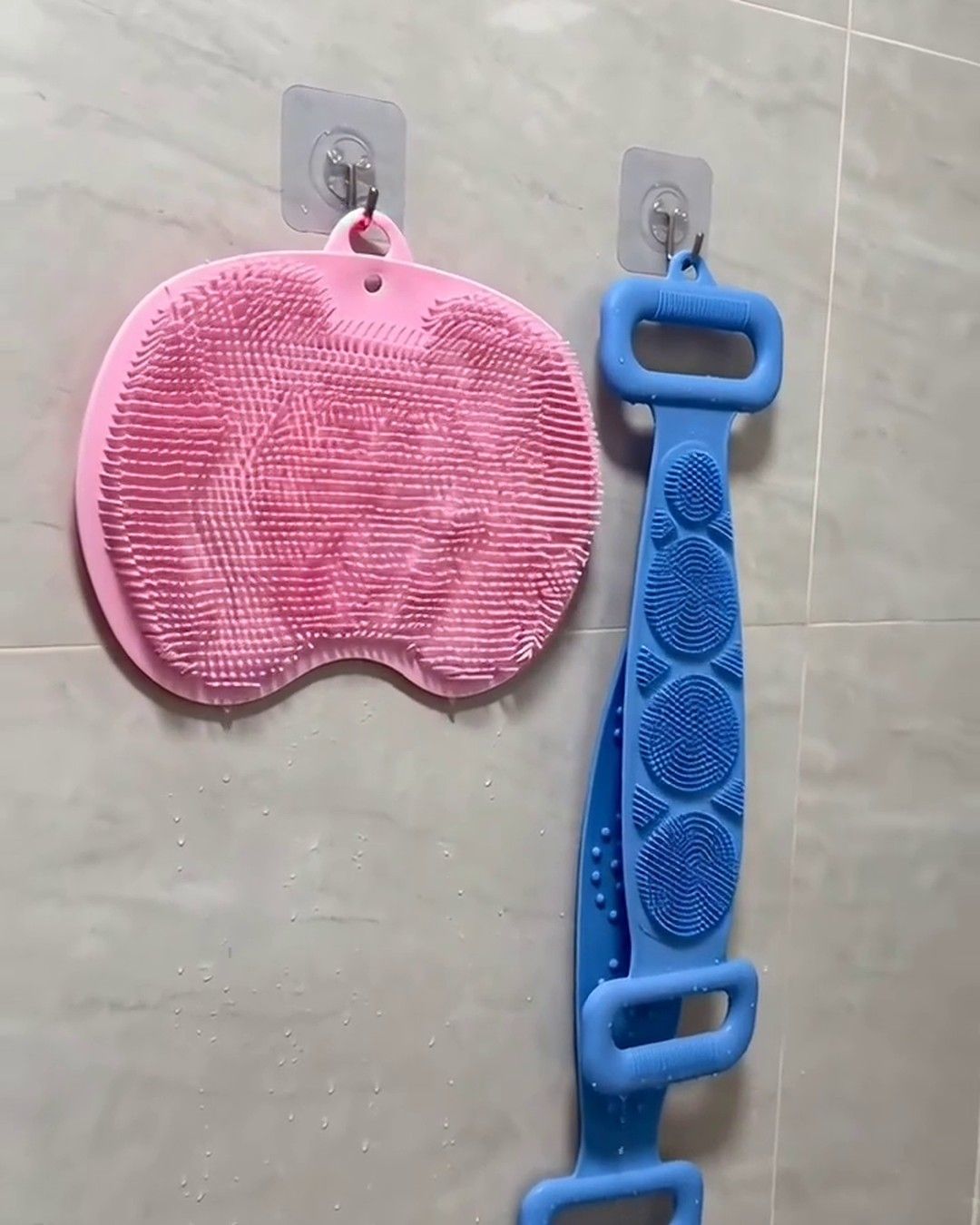 Shower Set: Foot Mat + Back Belt