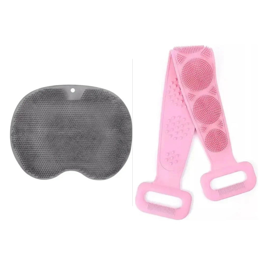 Shower Set: Foot Mat + Back Belt