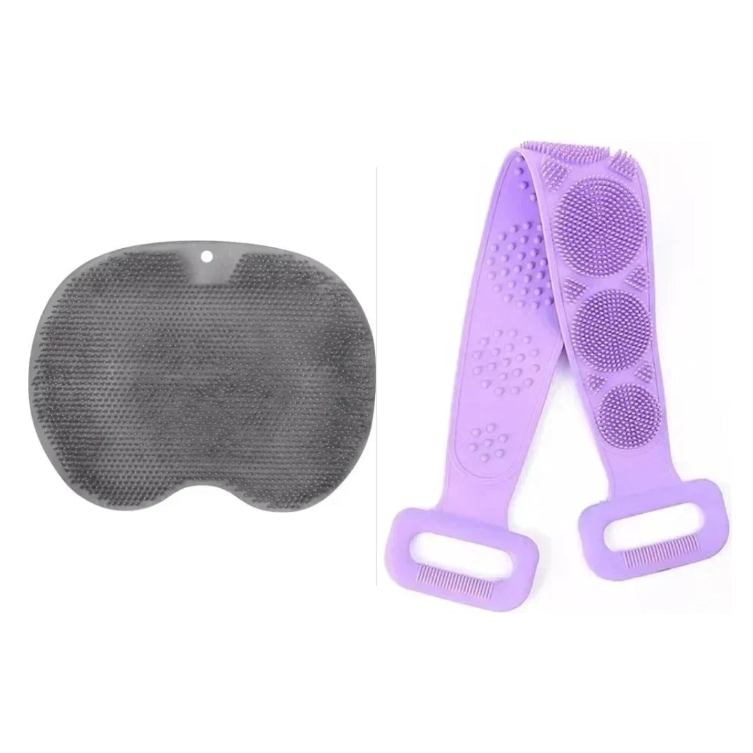 Shower Set: Foot Mat + Back Belt